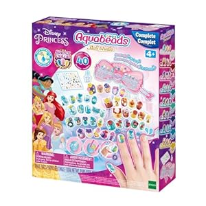 Aquabeads Nail Studio – Disney Princess, AFT & Craft Bead kit 35006