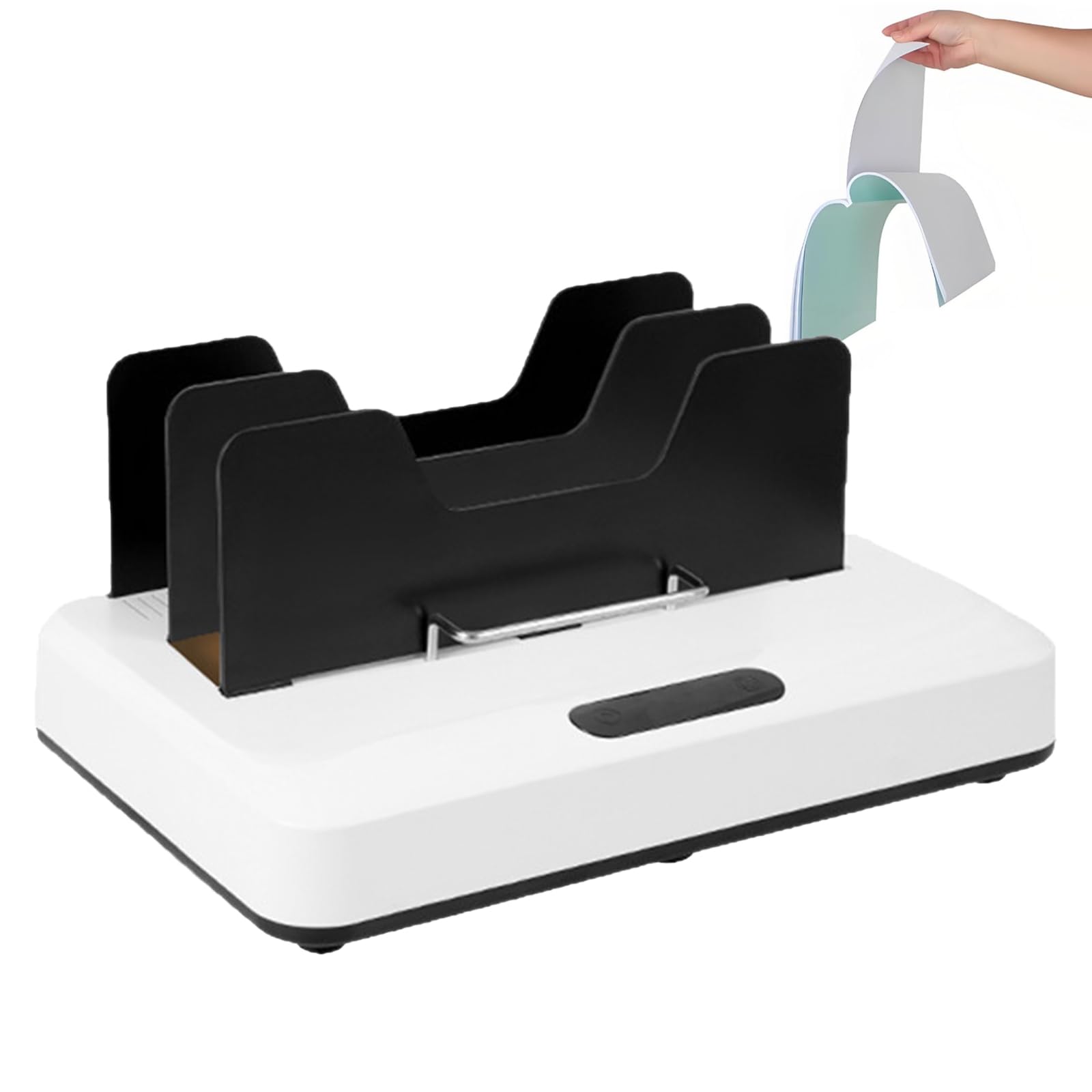 Machine À Relier Thermique, Reliure Thermique Électrique 700 W avec Écran Tactile Numérique Et 3 Réglages de Temps, Capacité de 600 Pages, Machine À Reliure de Livres pour Rapports de Bureau