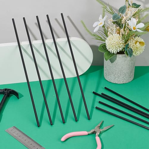 OLYCRAFT 10 Stück Kohlefaserrohr 5 x 3 x 301mm Hohlkohlefaserstäbe Reine Runde Kohlefaser Gerollte Pultrudierte Kohlefaserrohre Für RC Flugzeuge Quadcopter Multicopter DIY Bastelarbeiten Matt