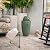 XBrand 25.98" H Round Stone Indoor/Outdoor Modern Stone Textured Sphere Water Fountain w/LED Lights, Ball Water Fountain Decor, Garden Sphere Fountain, Patio Fountain, Outdoor Fountain, Green