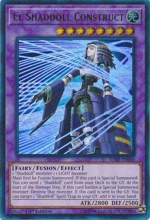El Shaddoll Construct (Alternate Art) - SDSH-EN046 - Ultra Rare - 1st Edition