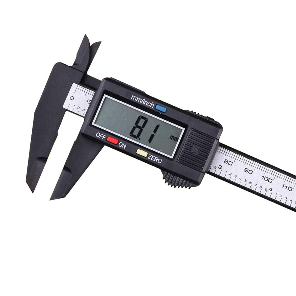 Suwmiarka Cyfrowa Elektroniczna 0-150 Mm Suwmiarka Cyfrowa Plastikowa Suwmiarka Cyfrowa Elektroniczna Suwmiarka Cyfrowa Do Użytku Domowego I Przemysłowego,Black-150mm