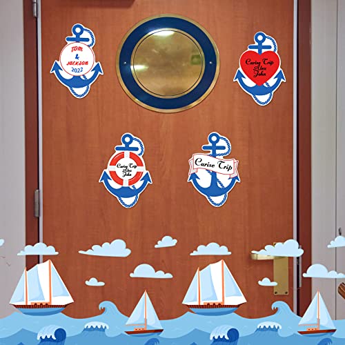 8 Imánes Decorativos Ancla para Puerta de Crucero miniatura 5
