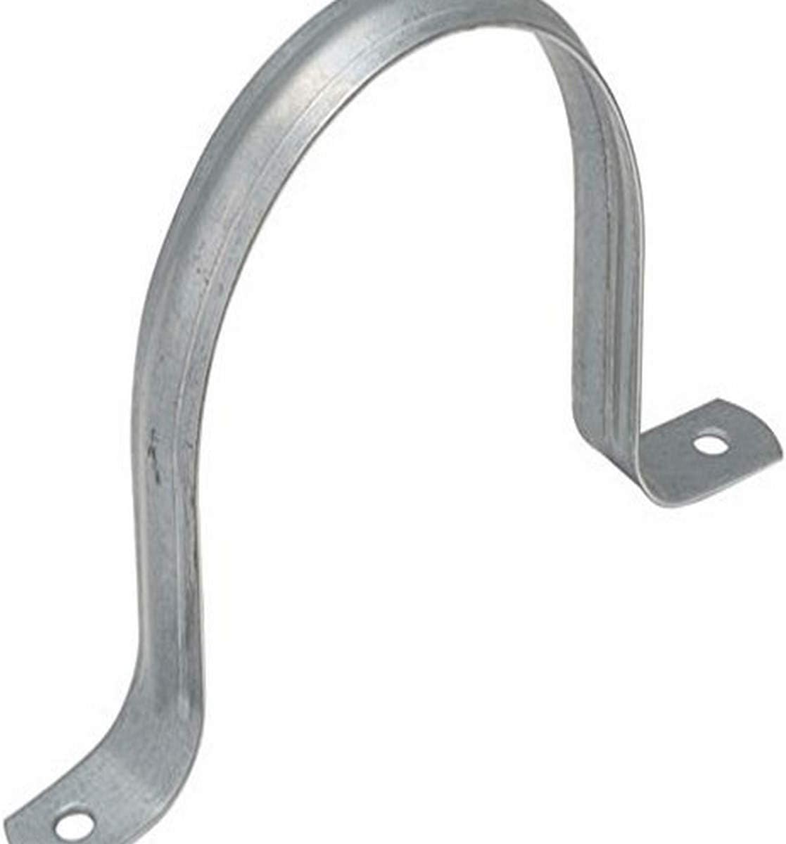 Hubbell-Raco 2246-2 Strap Rigid/IMC Conduit/Flexible Metal Conduit, 2 Hole, 6" Trade Size, Steel (Pack of 5)