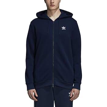 adidas Men's Originals Trefoil Full Zip Fleece Hoodie