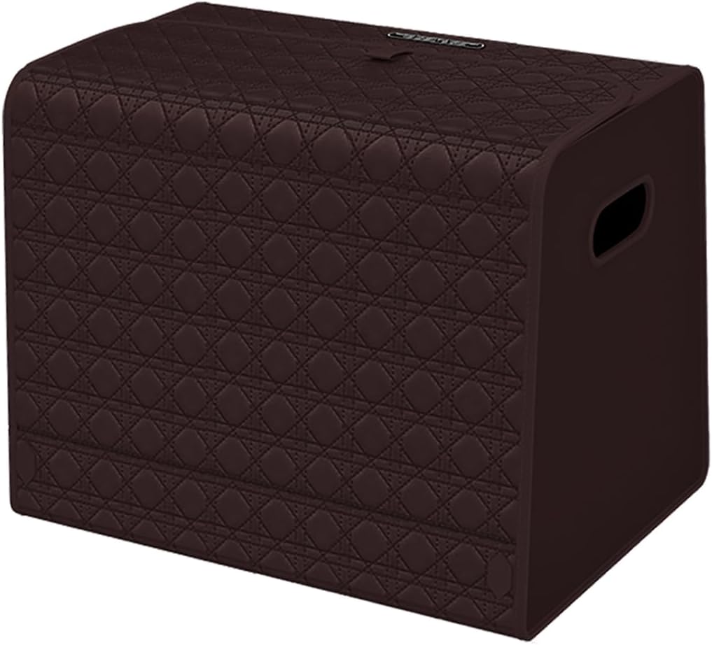 Aiuwo Trunk Organizer for Car,Car Trunk Organizer and Storage for SUV,Truck,MPV Collapsible Multi Compartment Extra Large capacity and Adjustable (Coffee Brown1, Standard) Coffee Brown1 S-15.8*13*12.5IN