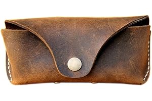 Elegant Vintage Soft Leather Sunglasses Bags for Women