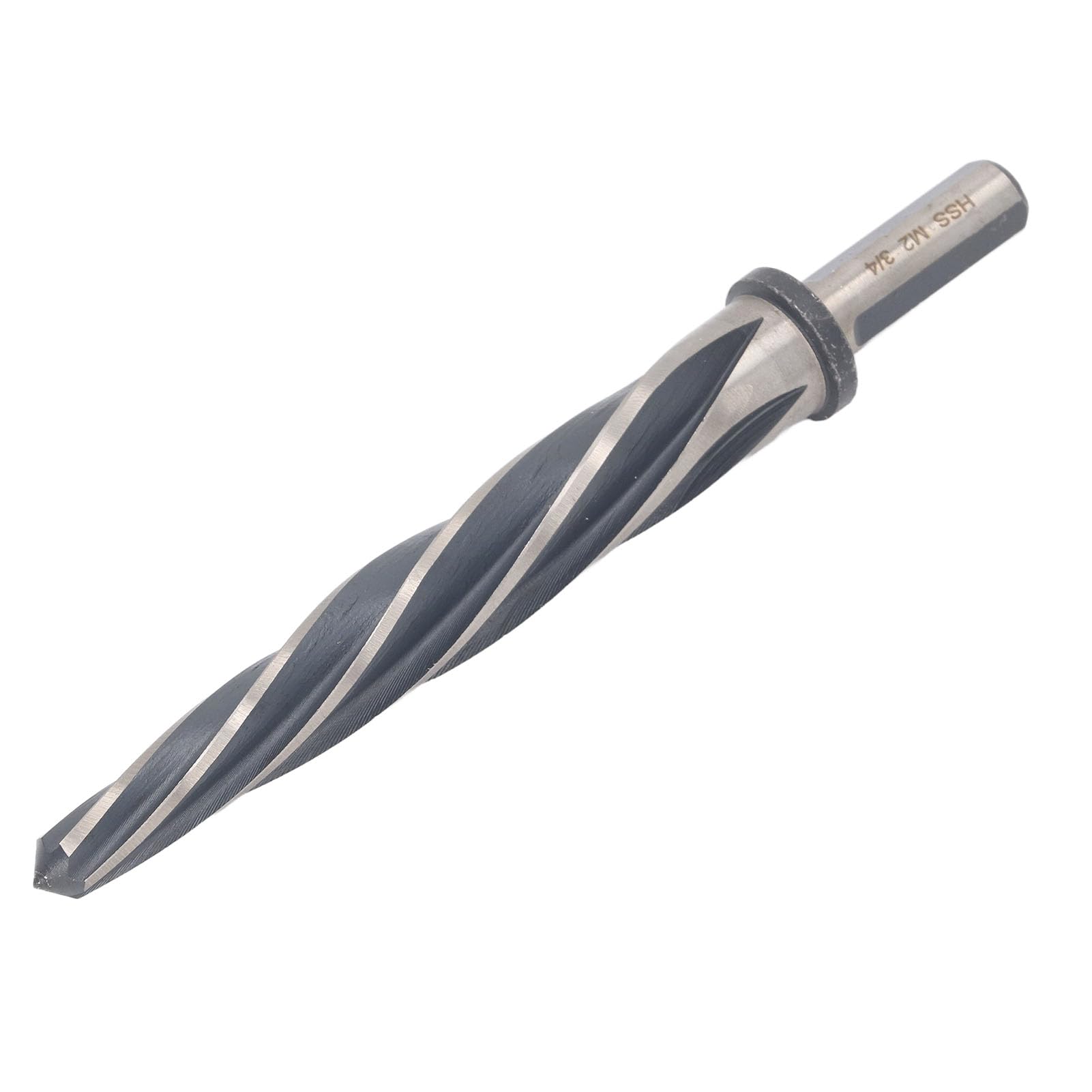 XHTLLO Construction Reamer Drill Bit, 3/4 Inch Round Shank Construction Reamer, 5 Flutes Spiral Maintenance Reamer