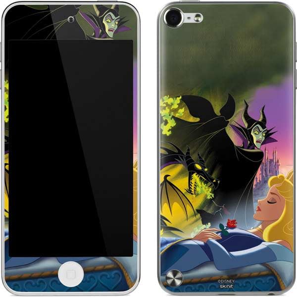 Skinit Decal MP3 Player Skin Compatible with iPod Touch (5th Gen&2012) - Officially Licensed Disney Villains Sleeping Beauty and Maleficent Art Design
