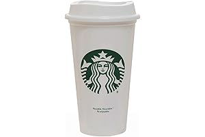 Starbucks 16oz White Reusable Travel Mug