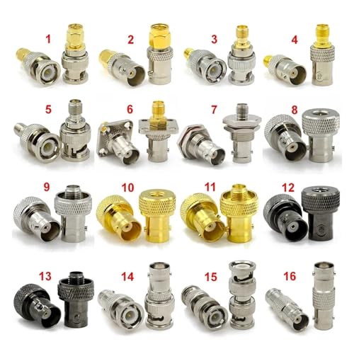 Adaptador de brida de cuatro orificios para fijación estable BNC macho Type2 2