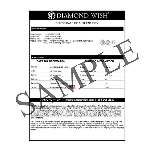 1/5 Carat Princess Cut Diamond Stud Earrings In 14K Yellow Gold (I2-I3, Cttw) 4-Prong Basket Push Back By Diamond Wish #TOP3