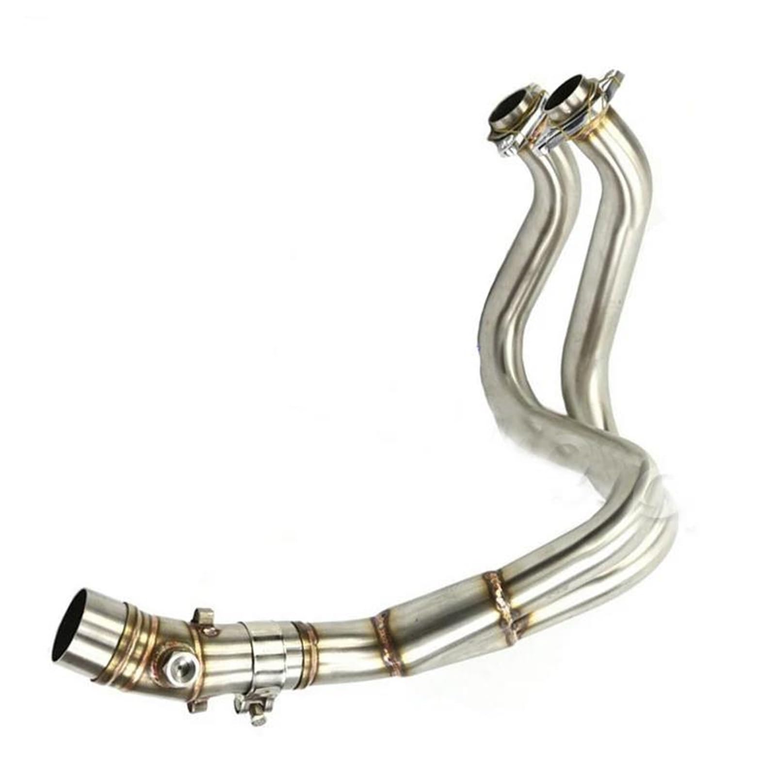 Silencieux D'échappement pour Moto pour K&awasaki ER6N, ER6F, Z650 pour Versys 650 (2012-2018), Tube Central Avant, Raccord D'échappement Ligne echappement