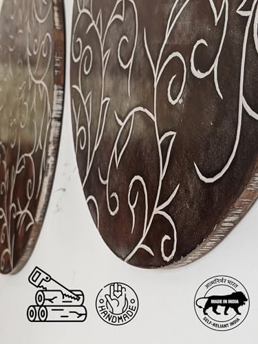 Image of DE KRAFTSMAN wall panels for living room CARVED STYLE wall decor handcarved antique wall panel (MOTIFS)