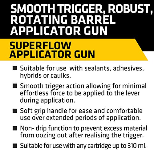 Everbuild Evbsgsuperf Super Flow pistolet à joints pour éviter les coulures - 4