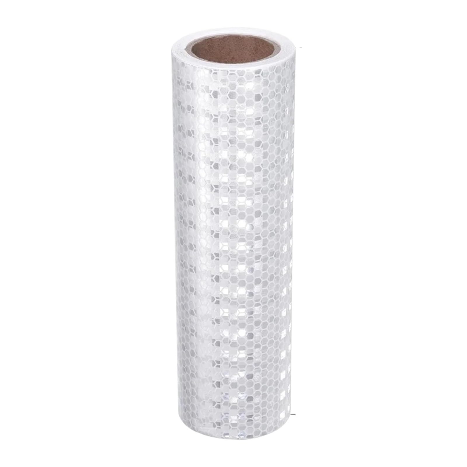 3 STÜCKE 20 cm * 5 Mt Grün Auto Reflektorband Dekoration Aufkleber Warnung(White)
