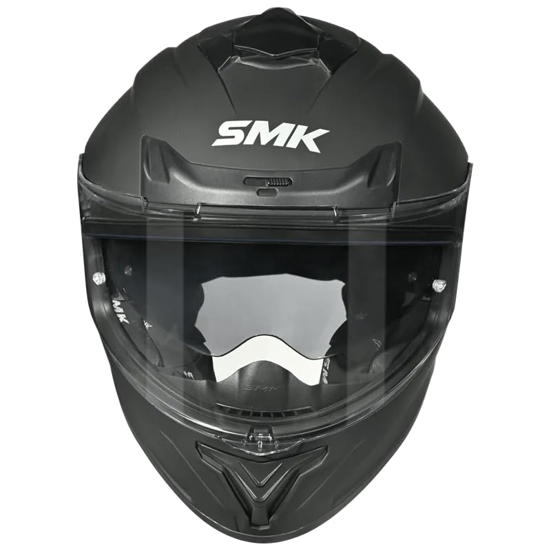 Image of SMK Typhoon Full Face Dual Visor Helmet, ISI DOT ECE 22.06 Certified, Safety Motorcycle Headgear