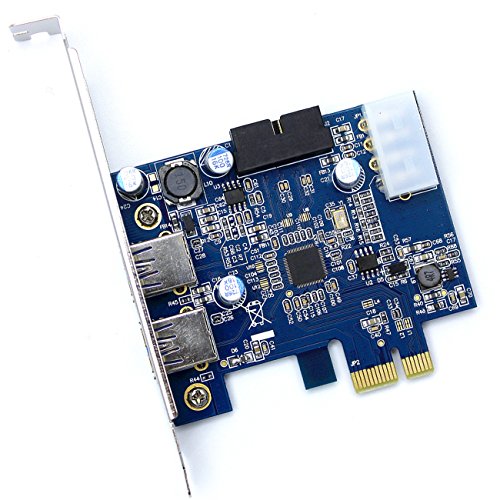 image for Optimal Shop Optiaml Shop 2 Port USB 3.0 PCI Express Card,Mini PCI-E U