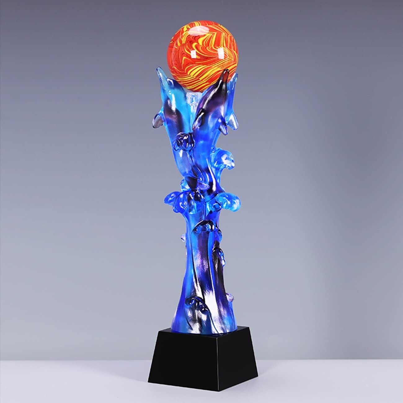 Trofei, medaglie e premi Trofeo di Smalto Blu Creativo E Bellissimo Trofeo della Cerimonia di Premiazione del Film Trofeo per Bambini Premi per I Dipendenti Eccezionali della Riunione Annuale