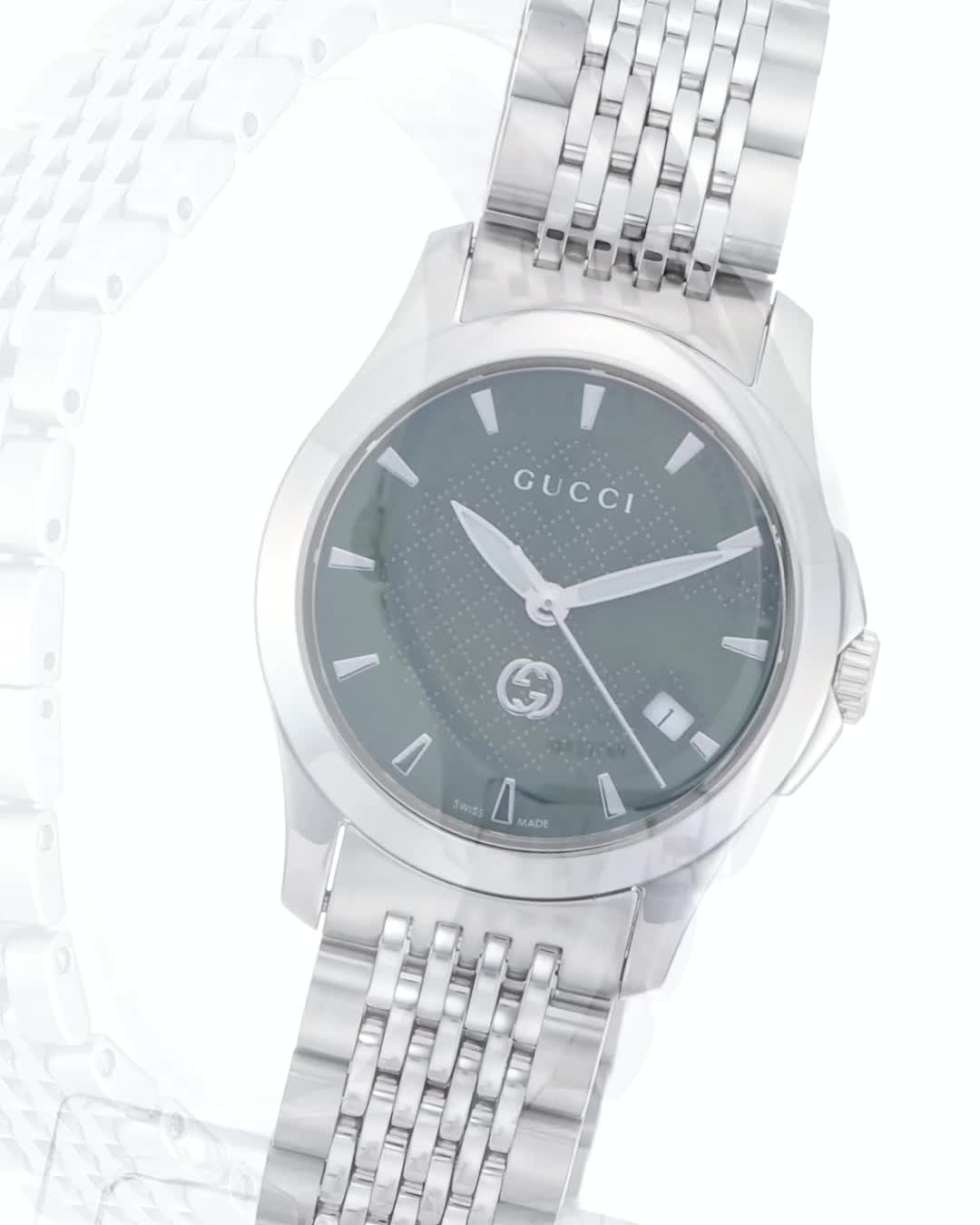 Amazon.co.jp: [グッチ] GUCCI 腕時計 Gタイムレス グリーン文字盤