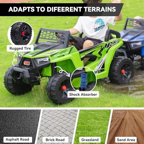 TOBBI 12V Kids Electric UTV