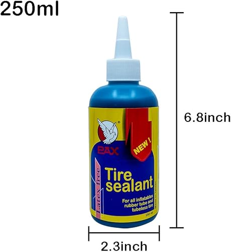 Miniatura 2 de PAX 3 selladores de neumáticos de botella de 2.0 fl oz, tubo de goma inflable, reparación de neumáticos sin cámara, prevención de planos,