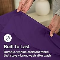 Vista 349 de King Fitted Bed Sheet - Bottom Single Fitted Sheet Only - Ultra-Soft Hotel Luxury Bedding w/ 8-16 Inch Deep Pockets - Breathable, Cooling & Wrinkle