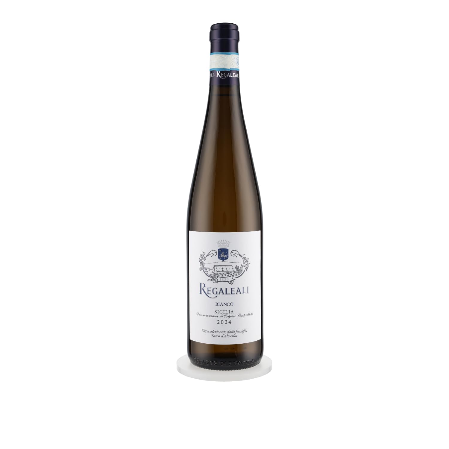 Tasca d’Almerita Regaleali Bianco Sicilia DOC 2024 Weißwein – Italienischer Weißwein aus Sizilien, fruchtig & mineralisch (Inzolia, Catarratto, Grecanico, Chardonnay) – 6x 0,75L