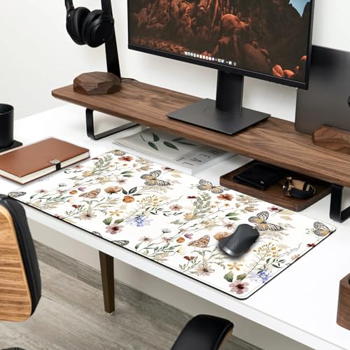 Tapis de souris grand format pour jeu précision fluide
