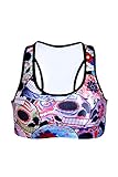 ※ 3/4 tazas sujetador deportivo con relleno para mujer