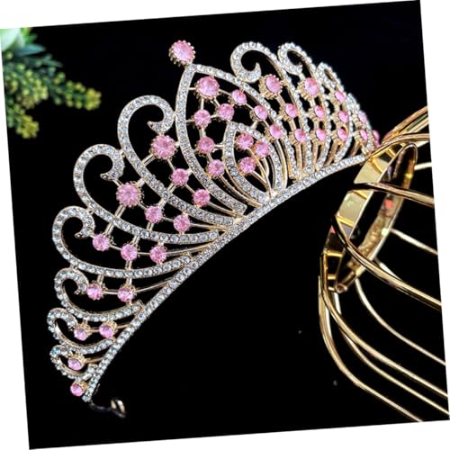 Couronne mariage baroque VICASKY : bijou de tête haute finition - 5