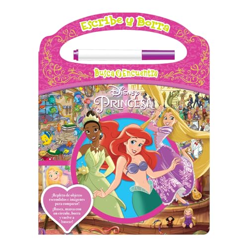 Write And Erase Look And Find Spanish Disney Princess Refresh 2023