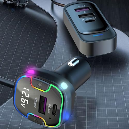Cargador de coche con chip inteligente de carga rápida y cable de 150cm 3