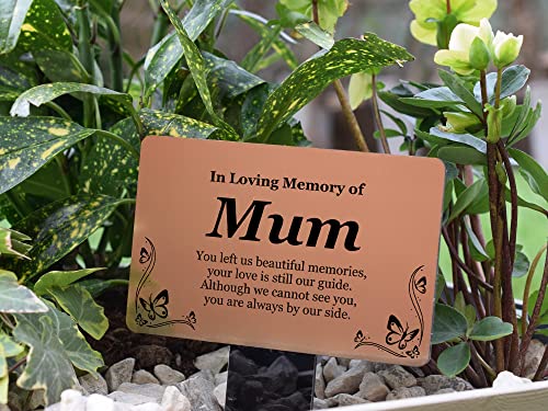 Plaque commémorative pour maman imperméable extérieur marqueur tombe - 3