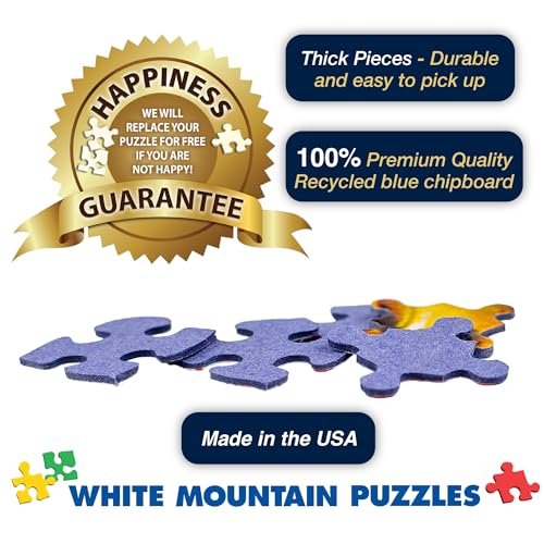 White Mountain Rompecabezas de 1000 piezas Estaciones en la Ciudad, Otoño miniatura 6