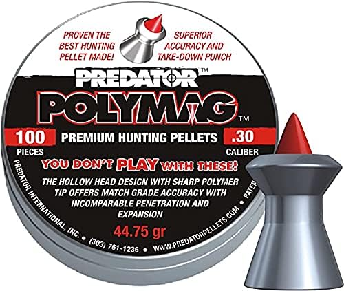 Predator International Predator Polymag 30Cal, Set of 2-100 ct per tin, 200 ct in Total
