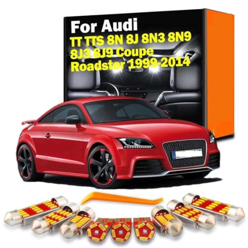 LED Interior Light Kit, for Audi TT TTS 8N 8J 8N3 8N9 8J3 8J9 Coupe Roadster 1999-2014 Car Accessories Led [���s�A���i]