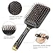 SHINLEA Paddle Brush for Blow Drying, Detangling Brush for Curling Straight Thick Thin Wet and Dry Hair, Soft Nylon Bristle, Hairbrush for Women Men Kids
