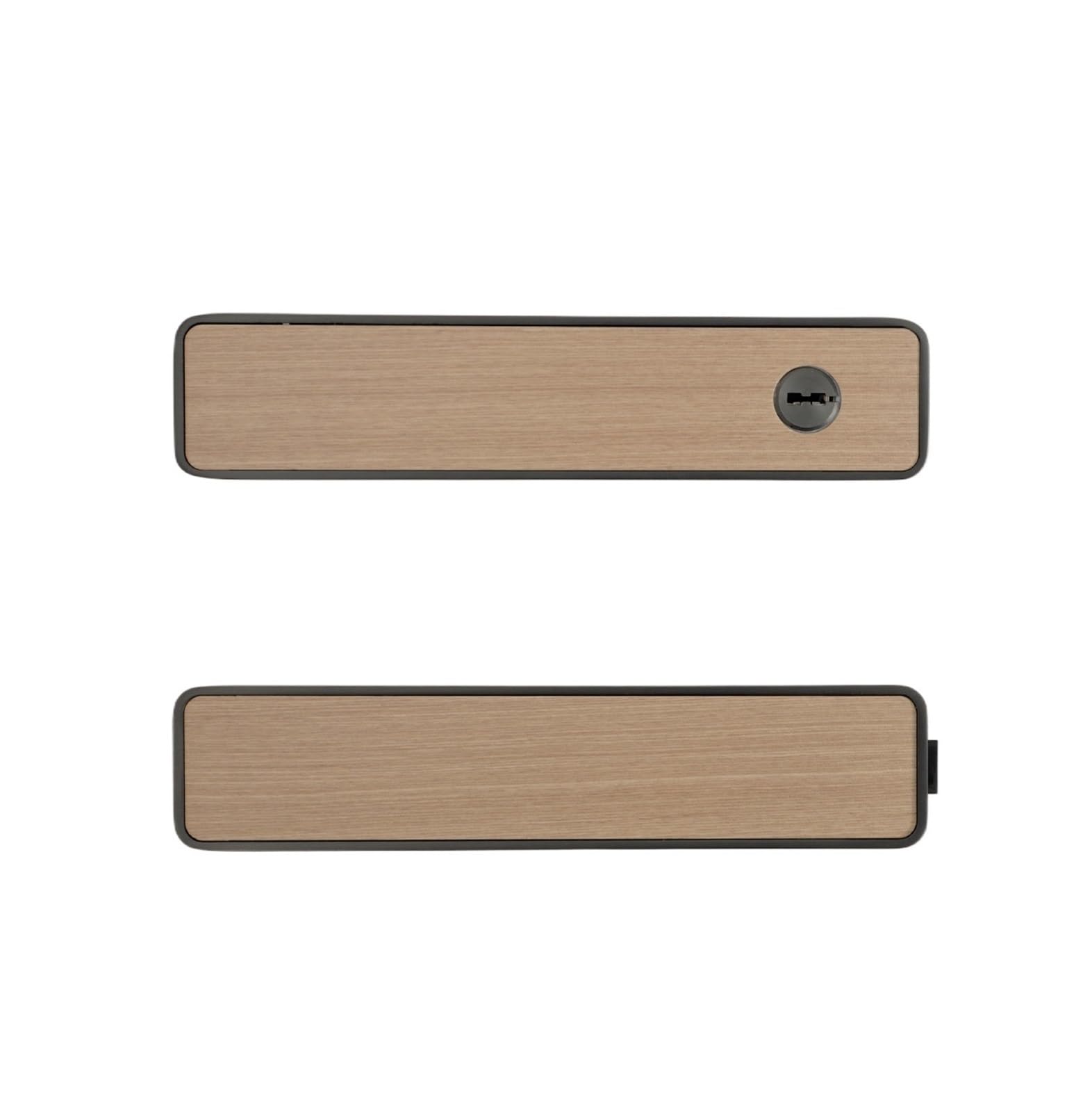 Serrure de porte poignée italienne noire grise pour chambre à coucher au design nordique