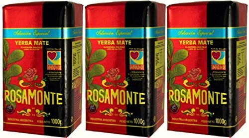Yerba Mate Lot de 3 sachets de roses Especial 3 kg