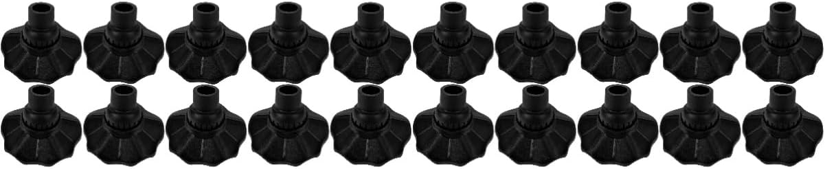 20pcs Outdoor Chair Foot Cushions - Leg Protectors for Camping Picnics and Barbecues and Scratch-Resistant for Patio Chairs and Folding Furniture