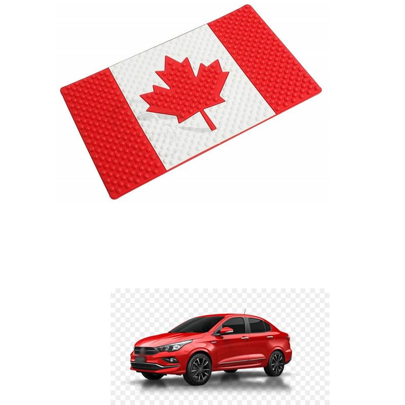 LOVMOTO CN-D Fl-ag Car Non Anti-Slip Premium Mat Premium Rubber Pad Universal for All Cars Dashboard & Hold Mobile Phones, Sunglasses, Keys and More Comfortable with Cron-os