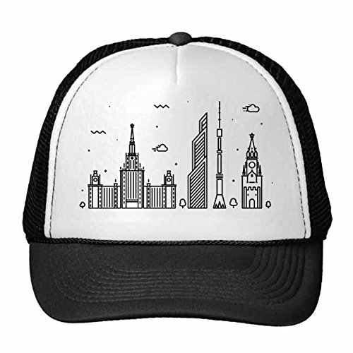 Casquette fraîcheur réglable nylon Russie Ville Patten design multicolore enfant