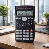 Calculadora Científica 240 Funções Display Duplo 10+2 Engenharia Faculdade