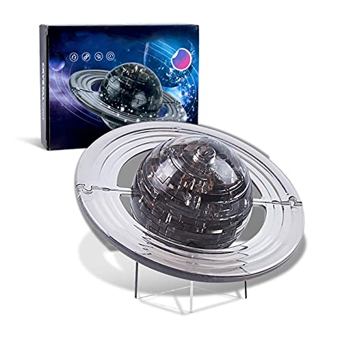 Puzzle di cristallo 3D – Saturn modello fai da te gadget blocchi costruzione regalo giocattolo