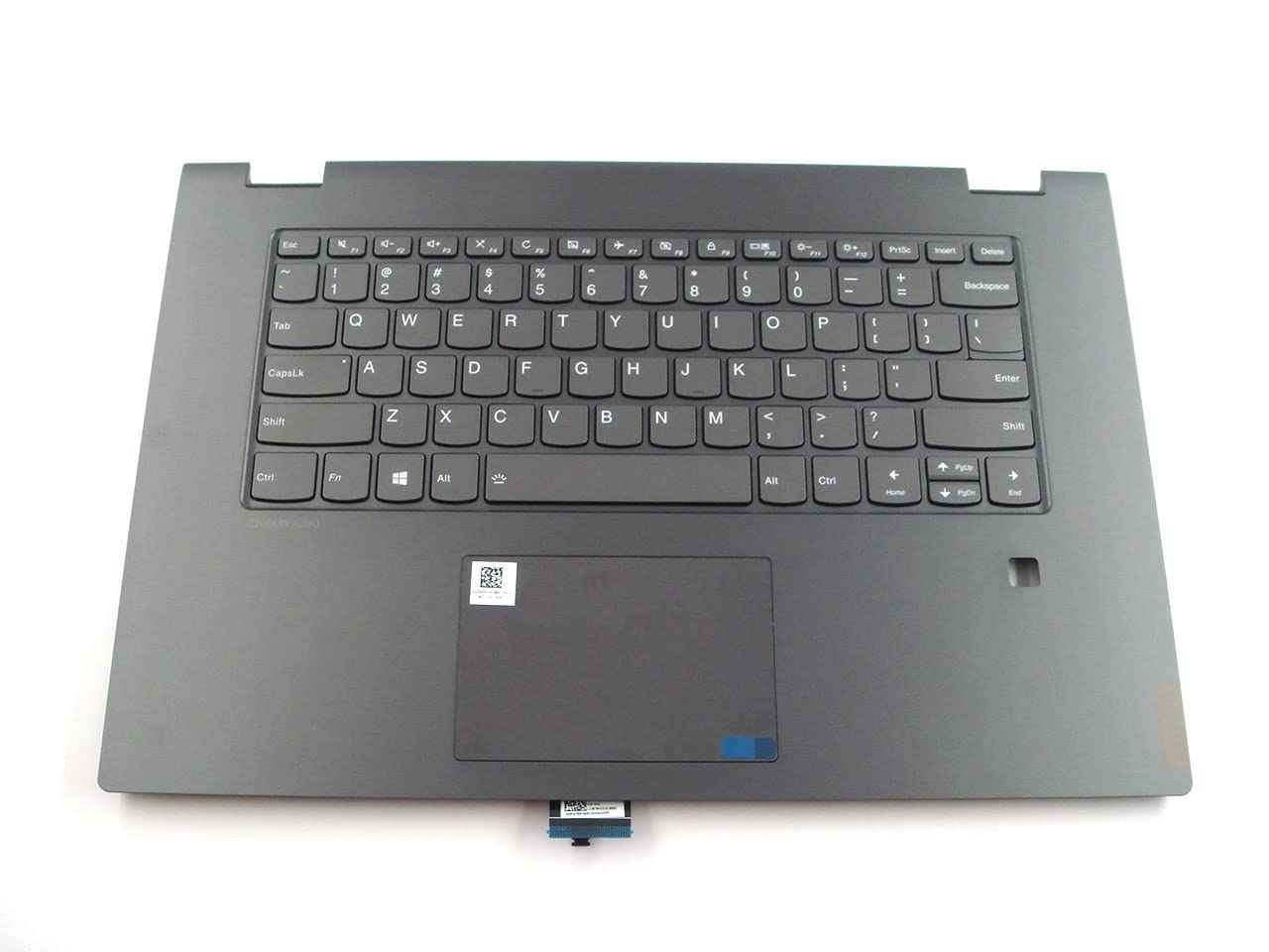Bayjebu Parts for Lenovo ideapad C340-15IML 15WIL 15IIL 15.6 inch Palmrest US backlit Keyboard bezel fingerprint 5CB0S17640