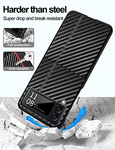 Quikbee SAMSUNG GALAXY Z FLIP 4 Case, Carbon Fiber Case thumb #6