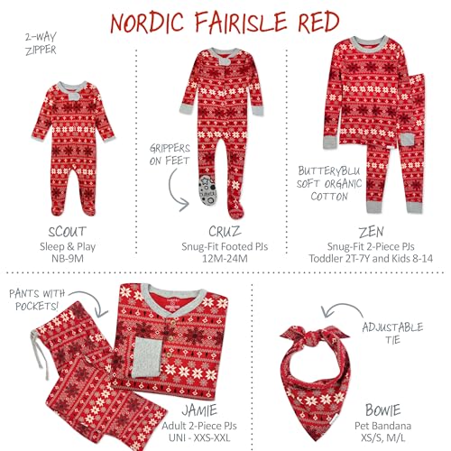 Image of Butterblu Family Jammies Matching Holiday Christmas Pajama Sets