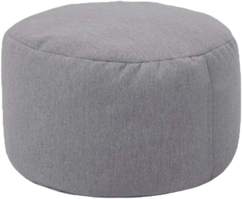 Mall Round Beanbag Sofas Cover Waterproof Gaming Bed Chair Seat Bean Bag Solid Color Lounger Chair Sofa(E)