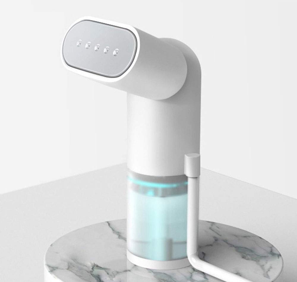 Piroscafo a Vapore Portatile per Vestiti, Mini Piroscafo a Vapore Portatile per Vestiti da Viaggio Piroscafo per Indumenti Professionale, 900W 25s Riscaldamento Veloce, 200ml, Bianco